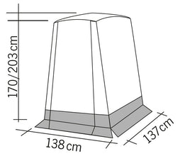 RTENT Tail tent Vertic for VW Caddy - 93792 | Stahlor image 2