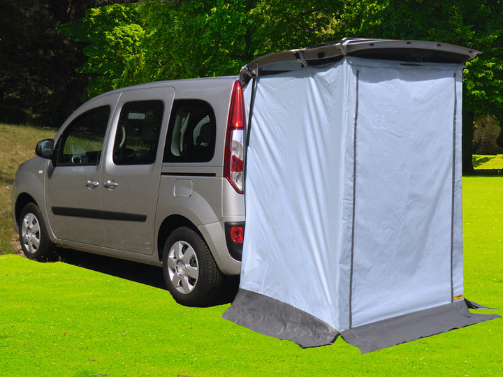 For mini camper with tailgate