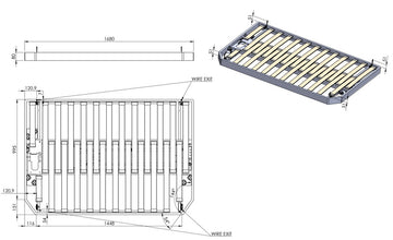 Carbest Lifting bed electric - for Fiat Ducato / Peugeot Boxer / Citroen Jumper >2015 (L2+L3) - 93957 | Stahlor image 2