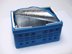 Sunware Folding box 32l with cool bag, blue/white - 94028 | Stahlor image 2