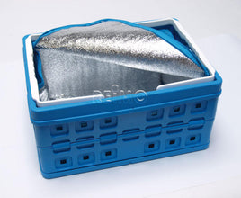Sunware Folding box 32l with cool bag, blue/white - 94028 | Stahlor image 3