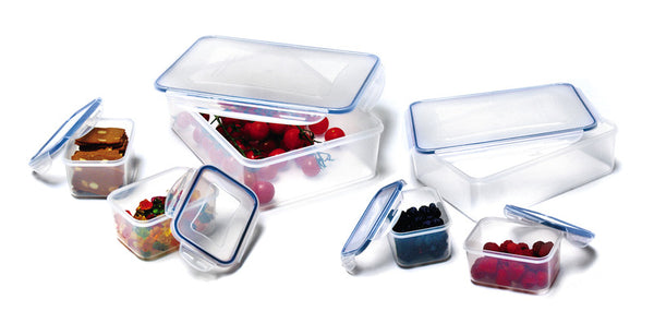 CAMP4 Storage cans and food storage can set, transparent with lids, 6 parts - 94050 | Stahlor image 1