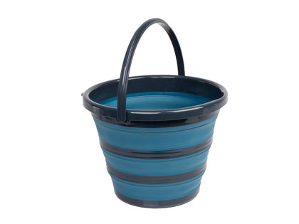 Faltbarer Eimer - Petrol / Anthrazit - 10 l