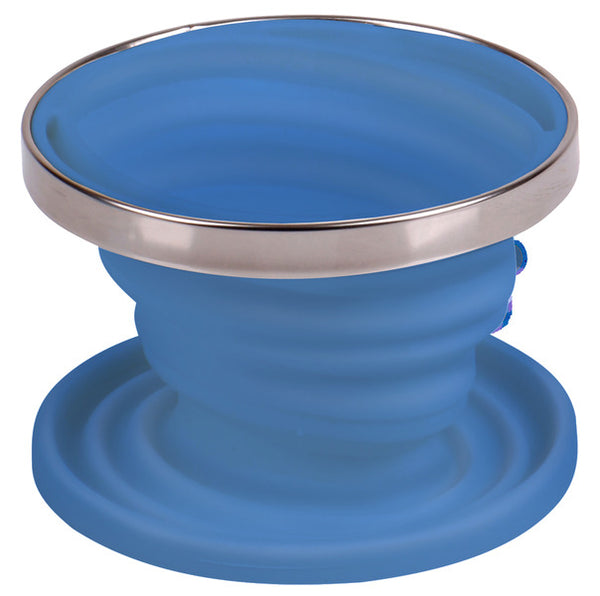 Camp4 Silicone coffee filter holder, foldable, Ø11cm, light blue - 940843 | Stahlor image 1
