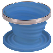 Camp4 Silicone coffee filter holder, foldable, Ø11cm, light blue - 940843 | Stahlor image 1