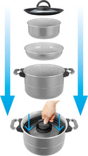 Brunner Pot set FUSION MAGNETIC 7+1 Ø22 - 941204 | Stahlor image 2