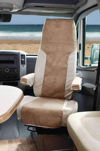 HIND Armrest cover Mercedes Sprinter, velours beige - 943309 | Stahlor image 1