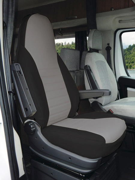 Integral slipcover Fiat Ducato from year of manufacture 2014 - Black / Grey