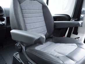 Reimo Protective cover armrest Fiat Ducato from 2007 - imitation leather - anthracite - 943564 | Stahlor image 3