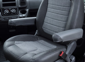 Reimo Protective cover armrest Fiat Ducato from 2007 - imitation leather - anthracite - 943564 | Stahlor image 4