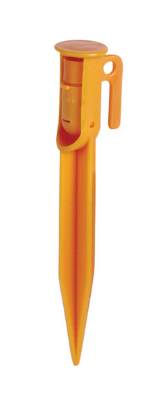 Tent peg with LED, set of 4, orange