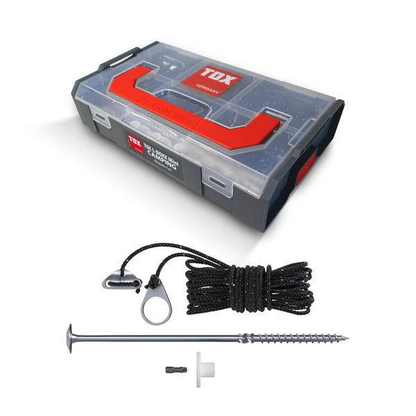 Tox L-Boxx Mini Camping Tensioning Kit, 19 Pieces