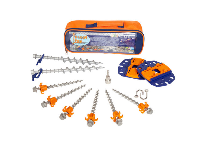 Peggy Peg Heavy Duty Awning Set for Hard Surfaces
