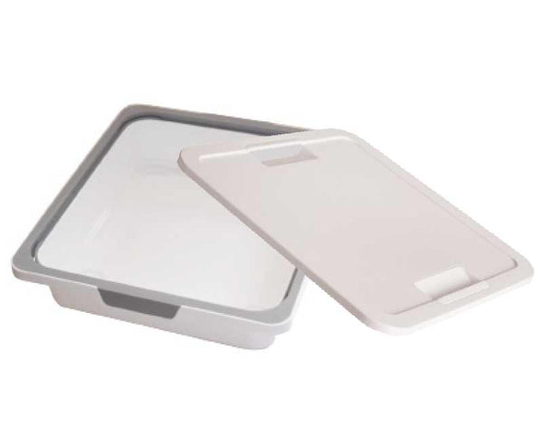 Reimo Storage box KisKreo, 17.5 l, white/grey - 94982 | Stahlor image 1