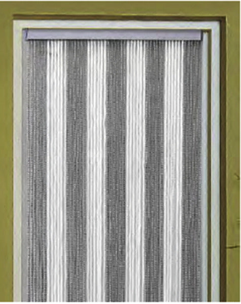 Door curtain KORDA 60 x 190cm /white, grey