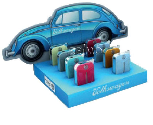 VWCOL VW Collection lighters, display, VW Beetle front, 8 pieces in 4 colors - 95520 | Stahlor image 1