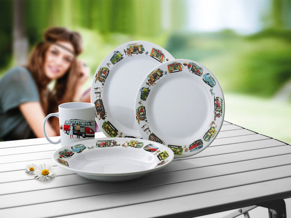 VWCOL VW Collection Melamine harness set for 2 persons, 8 pieces - 955220 | Stahlor image 1