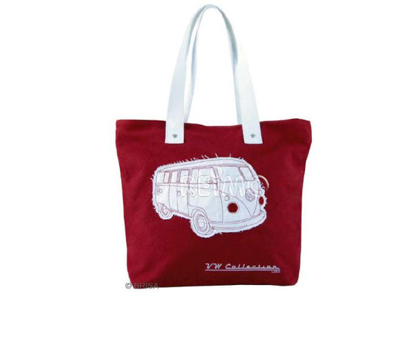 VWCOL VW Collection Canvas Shopper Bag red, 40 x 35 x 10 cm - 95525 | Stahlor image 1