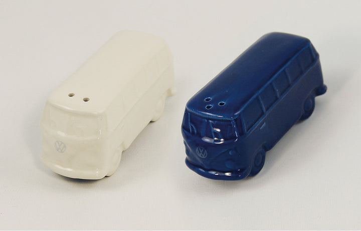 VW Collection Salt+pepper shaker blue+white