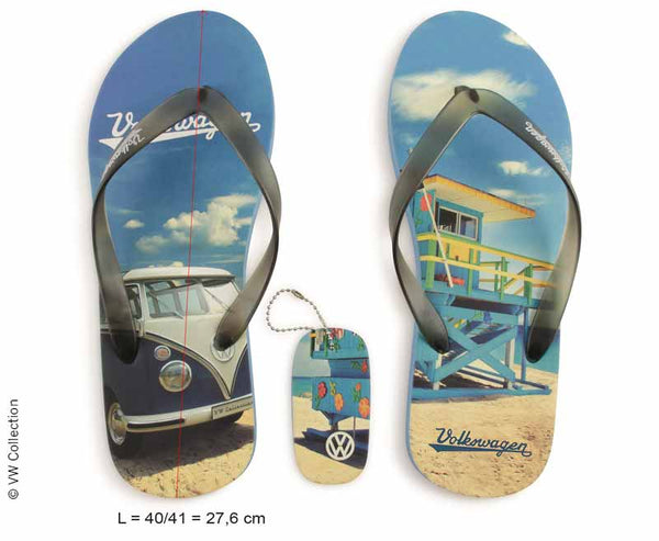 VWCOL VW Collection T1 Bus toe separator, Beachlife blue, size 42/43 - 957232 | Stahlor image 1