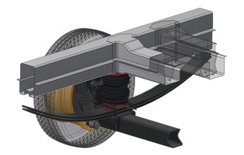 ESI FD X250/290 6 inch Supplementary Air Suspension