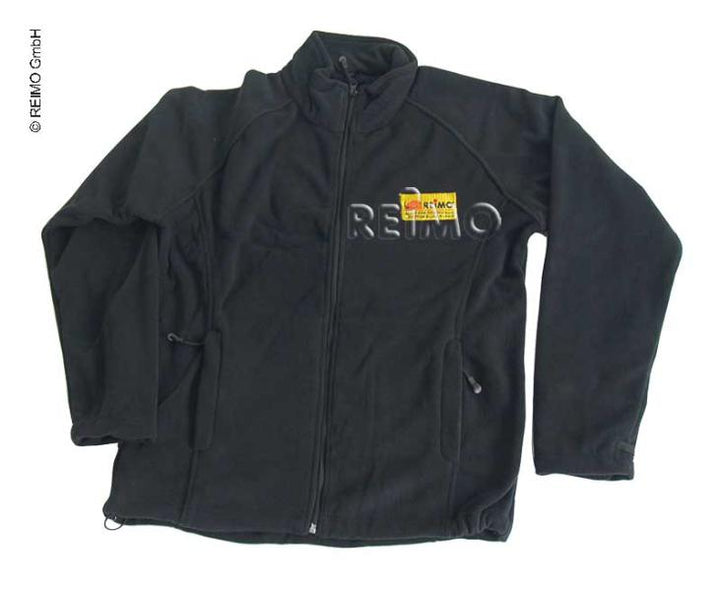Reimo Men's Fleece Jacket with Logo on Chest Pocket and Back, Size M