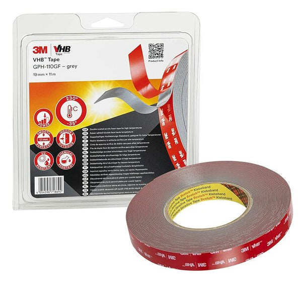 3M Double sided double sided tape - Suitable for high temperatures - 99027 | Stahlor image 1