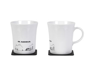 Reimo ADRIA porcelain magnetic handle cups 