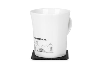 Reimo ADRIA porcelain magnetic handle cups 