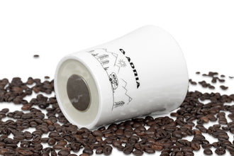 Reimo ADRIA porcelain magnetic handle cups 