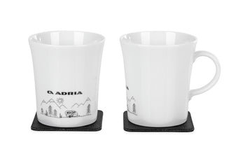 Reimo ADRIA porcelain magnetic handle cups 