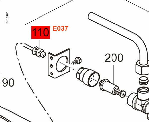 Reimo Thermoelement 250mm - 37 | Stahlor image 1