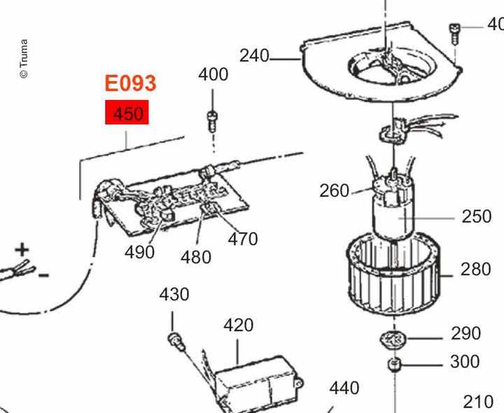 Wire harness E 4000, 12 V