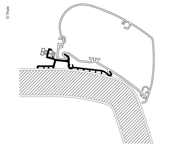 Thule Hymer SX Adapter Series 6 - 4,50m - 10054 | Stahlor image 1