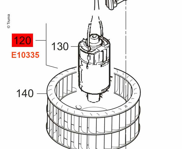Truma Gleichstrommotor 12V - 10335 | Stahlor image 1