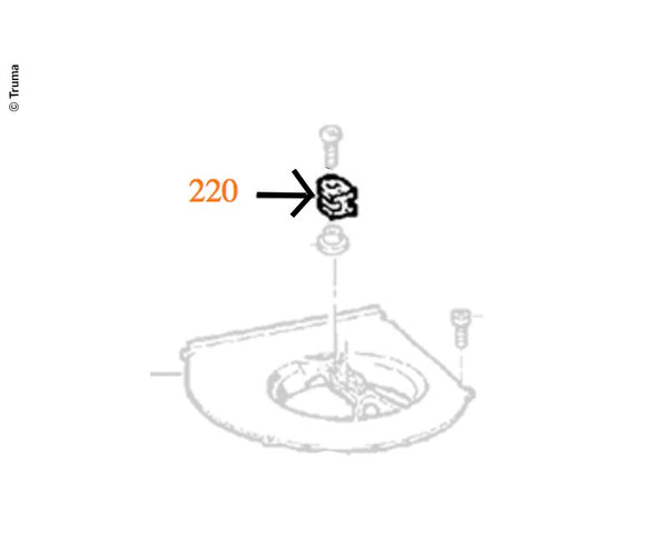 Reimo Vibration damper for Trumatic E heaters - 1488 | Stahlor image 1