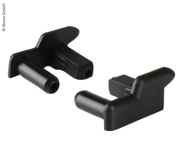 Reimo End caps left + right for table slide rail - 1726 | Stahlor image 1