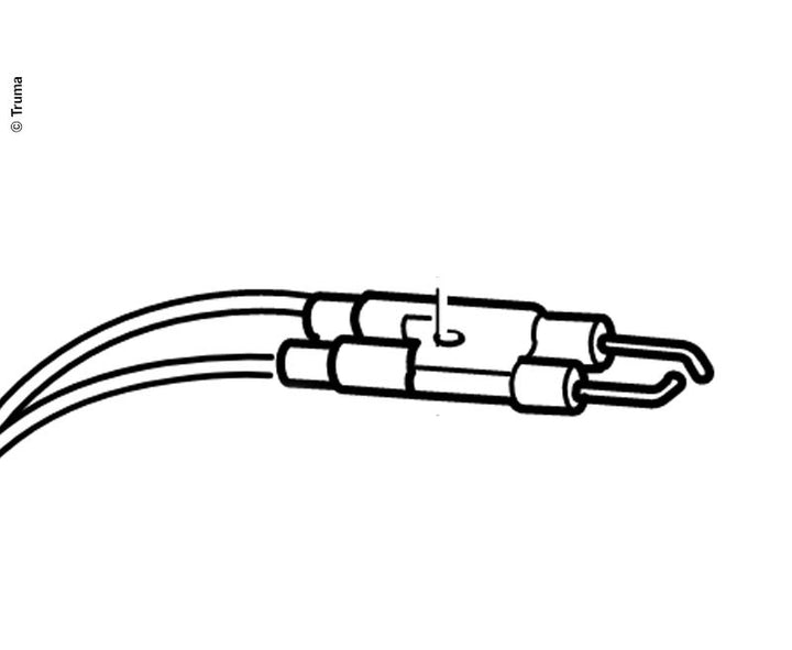 Spark plug with socket, spare part Truma Boiler