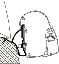 Reimo Adapter Thule Omnistor 5102 for Hymer Car 302 and Ducato H1 - 3758 | Stahlor image 2