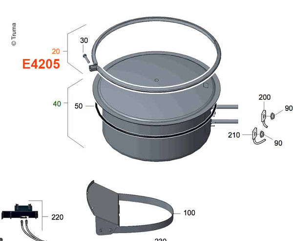Truma Klemmring mit Schraube - 4205 | Stahlor image 1