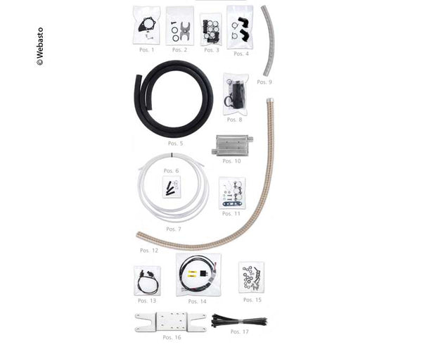 Reimo Webasto Standard Installation Kit Thermo Top Evo 4 Diesel - 4508 | Stahlor image 1