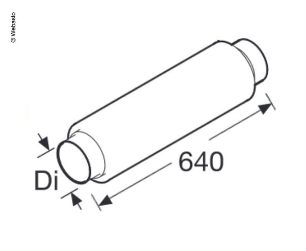 Webasto Heizluftschalldämpfer - 5203 | Stahlor image 1