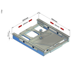 Ilse Pull-out frame with cast iron grey displacement - 5839 | Stahlor image 1