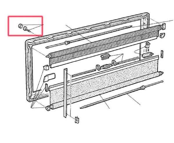 Reimo Spare Parts for Dometic/Seitz Blinds - 5940 | Stahlor image 1