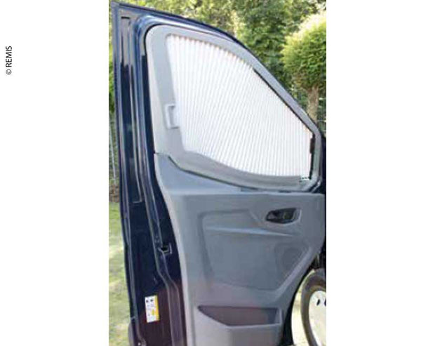 Remis Ford Transit side window blind left from 2014 grey - 6102 | Stahlor image 1