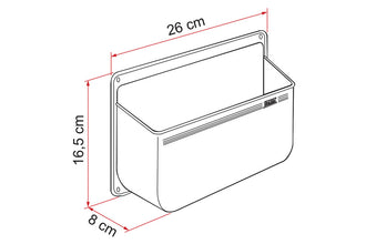 Fiamma Pocket tray L - white - 662 | Stahlor image 2