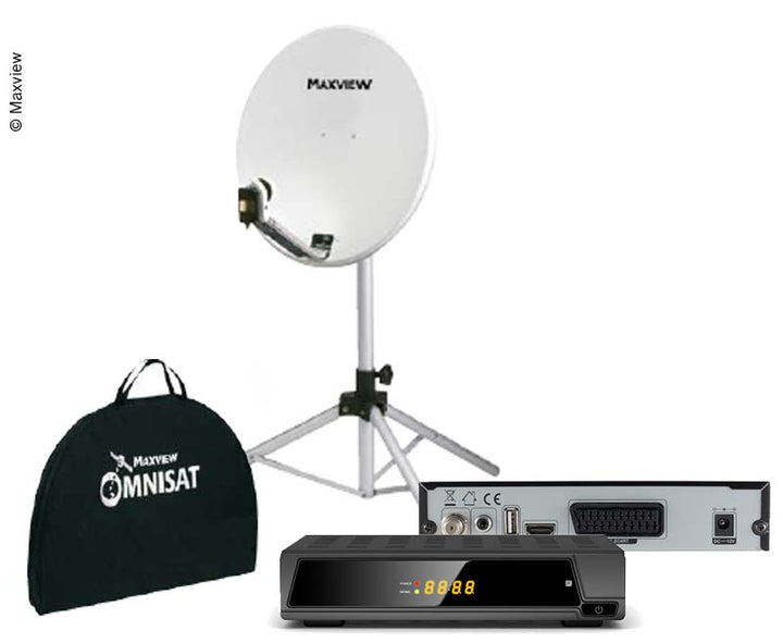 Portable Satellite Kit 65cm with Easy-Find LNB and Receiver