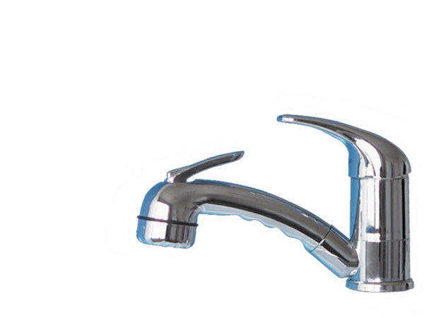 Reimo Single lever mixer ROMA chrome 10mm pull-out lever shower - 8078 | Stahlor image 1