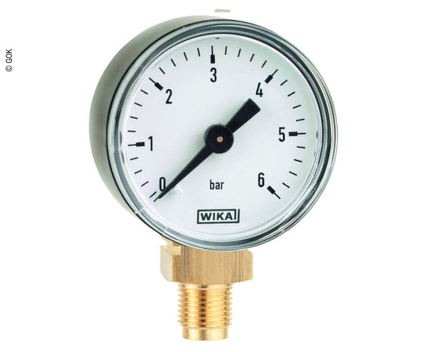 Pressure gauge 0-10bar ET Caramatic two-cylinder system