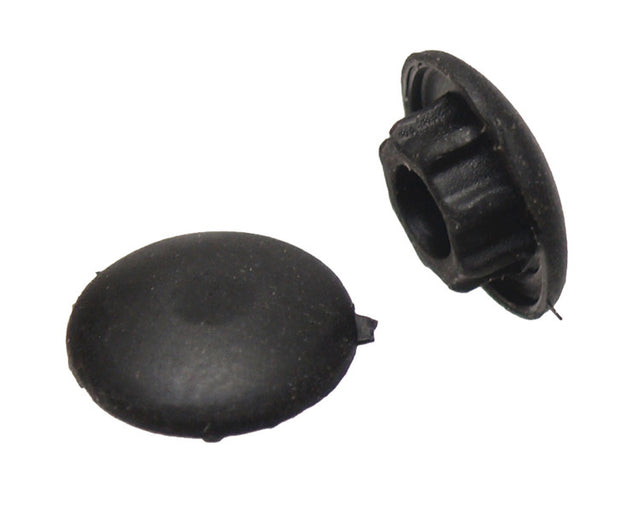 Screw cover black 1pcs f.Dometic sink/stove